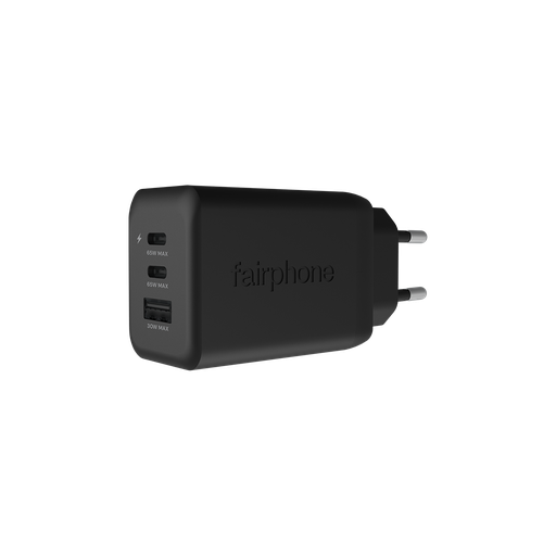 [ACCHAR-404-WW1] Fairphone 65W Triple-Port Fast Charger