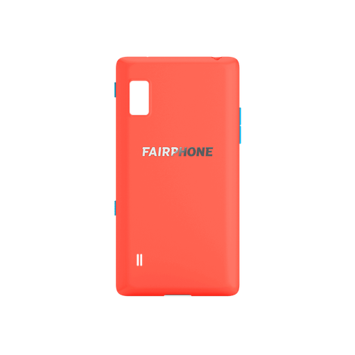 [8FP21COVR07-01A] Coque slim pour Fairphone 2 – Rouge corail