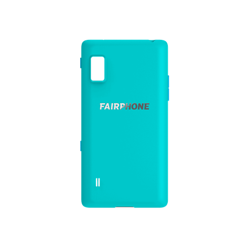 [8FP21COVR09-01A] Slank hoesje voor Fairphone 2 - Turquoise